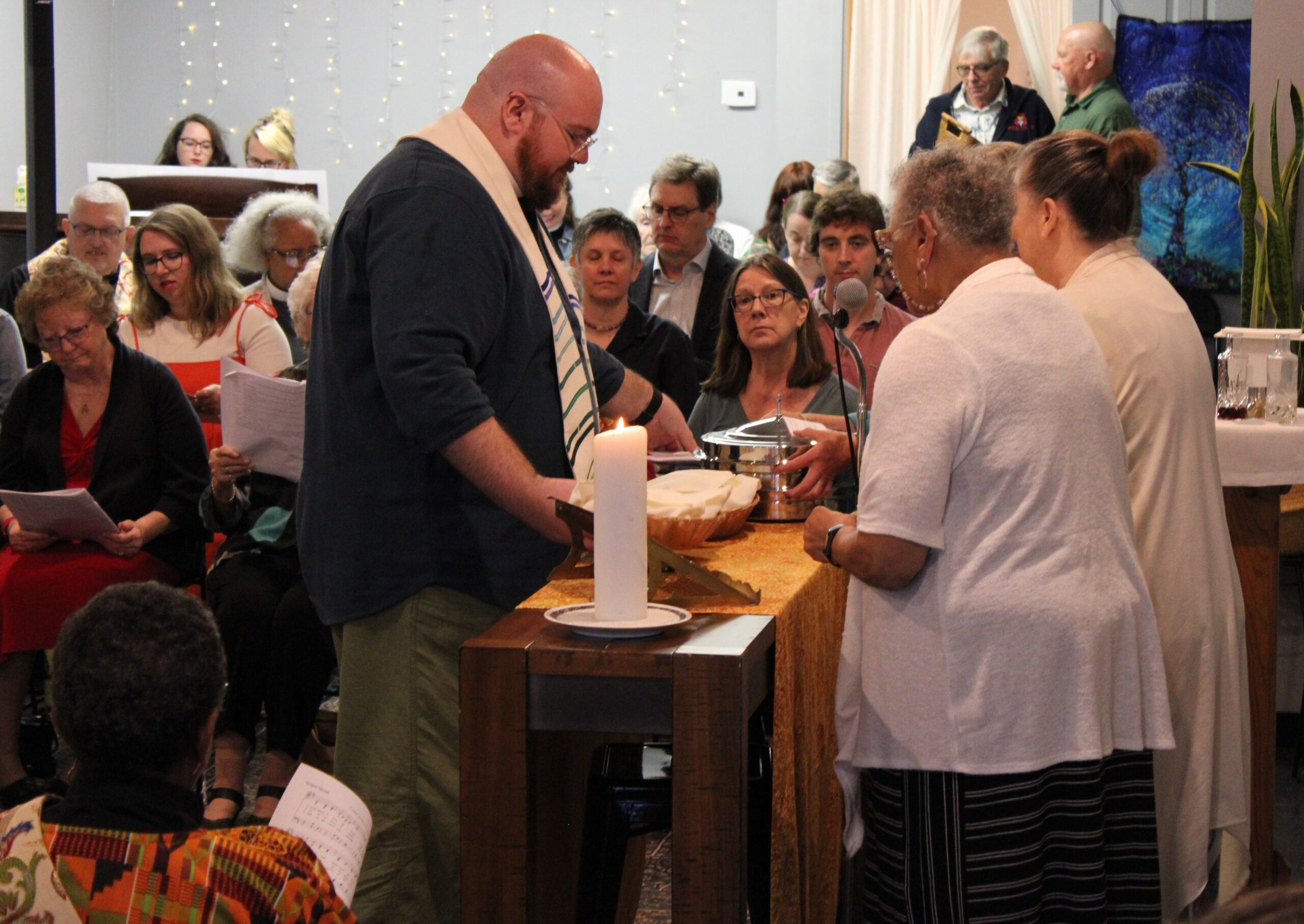 IMG_3018 Clergy sharing Holy Communion with the congregation at Trinity Place